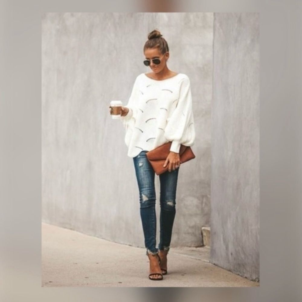 NWT L Love Sweater